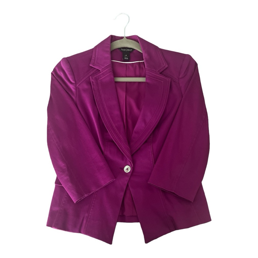 White House Black Market fuschia/purple Blazer